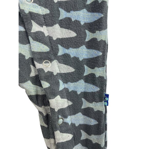 KicKee Pants Fish Pajamas 18-24 Months - Picture 2 of 4